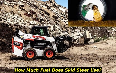 how many gallons per hour does a skid steer use|how much fuel does a skid steer use.